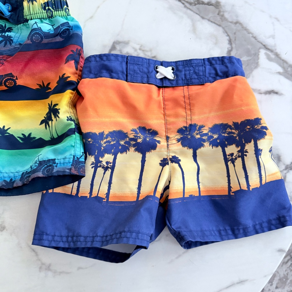 Colorful Kids swim  Shorts - Picture 3 of 7
